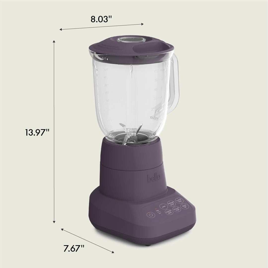 image:imagebella Fitsanywhere Flip amp Store Blender 48 oz 520W10speed PlumPlum