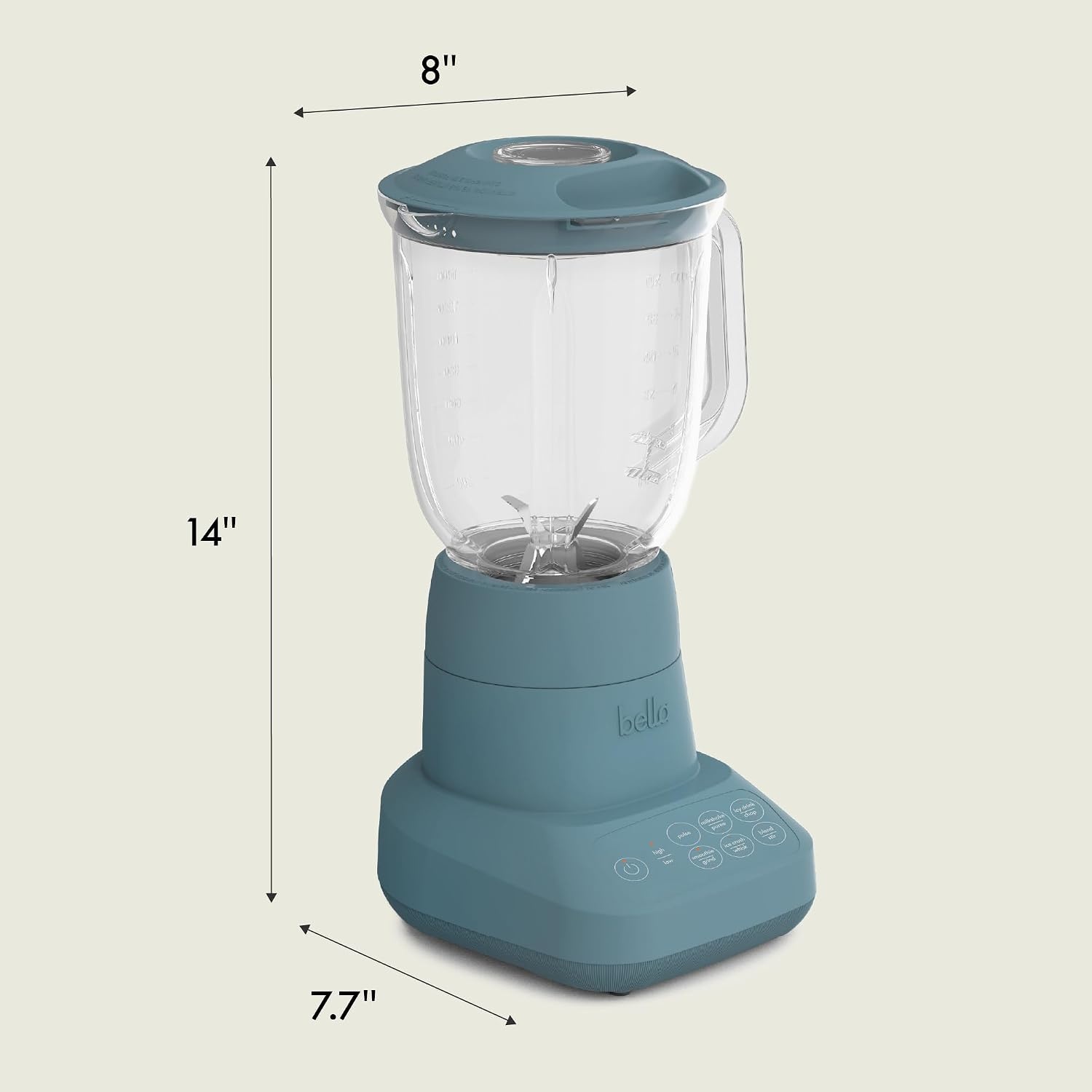 image:imagebella Fitsanywhere Flip amp Store Blender 48 oz 520W10speed PlumSurf