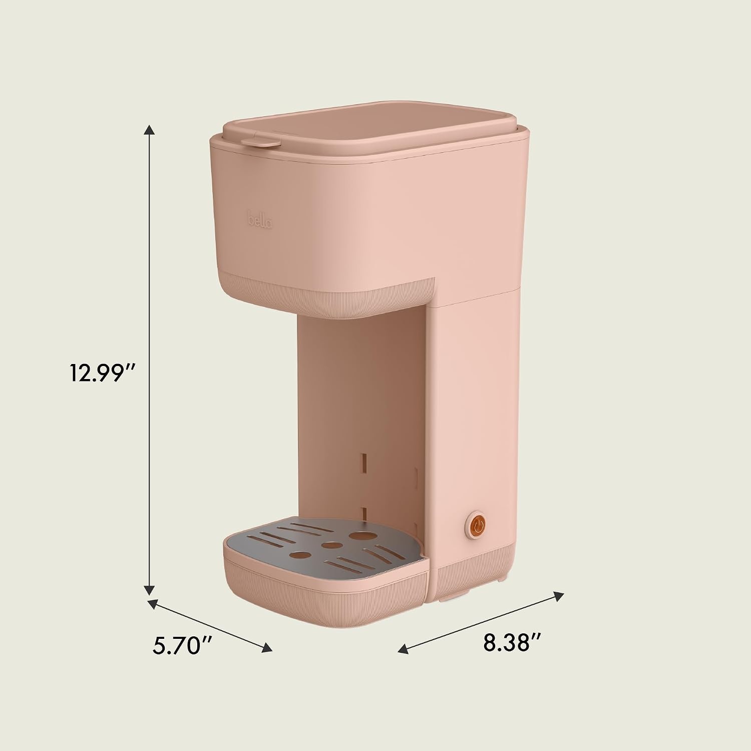 image:imagebella Single Serve Coffee Maker K Cup amp Coffee Ground Compatible BlossomBlossom