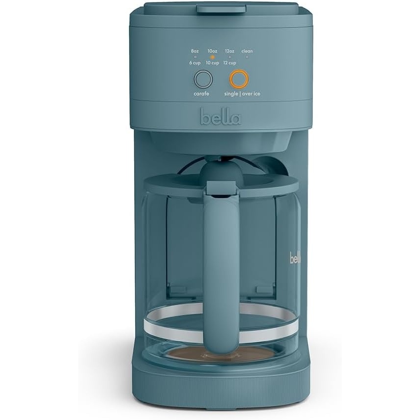 image:imageBELLA VersaBrew 2in1 Coffee Maker KCup compatible Brew 3 Sizes Carafes amp Single Serve Cups Dishwasher Safe Reusable Filter amp Filter Holder Iced Coffee Function 60oz Tank PlumSurf