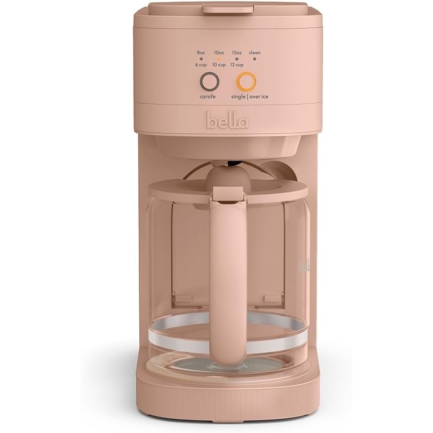 image:imageBELLA VersaBrew 2in1 Coffee Maker KCup compatible Brew 3 Sizes Carafes amp Single Serve Cups Dishwasher Safe Reusable Filter amp Filter Holder Iced Coffee Function 60oz Tank PlumBlossom