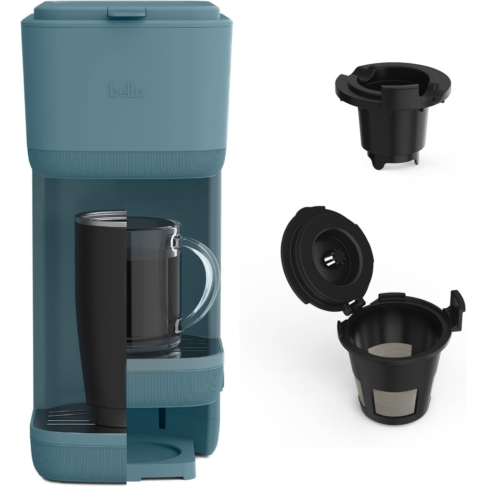 image:imagebella Single Serve Coffee Maker K Cup amp Coffee Ground Compatible BlossomSurf