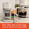 BELLA VersaBrew 2-in1 Coffee Maker, K-Cup compatible, Brew 3 Sizes Carafes & Single Serve Cups, Dishwasher Safe Reusable Filter & Filter Holder, Iced Coffee Function, 60oz Tank, Plum(Oatmilk)