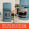 BELLA VersaBrew 2-in1 Coffee Maker, K-Cup compatible, Brew 3 Sizes Carafes & Single Serve Cups, Dishwasher Safe Reusable Filter & Filter Holder, Iced Coffee Function, 60oz Tank, Plum(Surf)