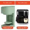 BELLA VersaBrew 2-in1 Coffee Maker, K-Cup compatible, Brew 3 Sizes Carafes & Single Serve Cups, Dishwasher Safe Reusable Filter & Filter Holder, Iced Coffee Function, 60oz Tank, Plum(Seaglass)