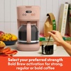 bella 12-Cup Programmable Coffee Maker with No-Drip Glass Carafe, Blossom(Blossom)