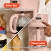bella 12-Cup Programmable Coffee Maker with No-Drip Glass Carafe, Blossom(Blossom)