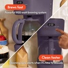 bella 12-Cup Programmable Coffee Maker with No-Drip Glass Carafe, Blossom(Plum)