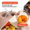 bella Fits-anywhere™ Flip & Store Blender, 48 oz, 520W,10-speed, Plum(Blossom)