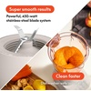 bella Fits-anywhere™ Flip & Store Blender, 48 oz, 520W,10-speed, Plum(Oatmilk)