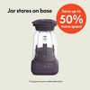 bella Fits-anywhere™ Flip & Store Blender, 48 oz, 520W,10-speed, Plum(Plum)