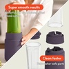 bella Rocket Blender 6-Piece Set with Stacking Cups, Plum(Plum)