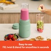 bella Rocket Blender 6-Piece Set with Stacking Cups, Plum(Seaglass)