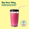 bella Rocket Blender 6-Piece Set with Stacking Cups, Plum(Stainless Steel)