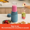 bella Rocket Blender 6-Piece Set with Stacking Cups, Plum(Surf)