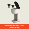 bella Single Serve Coffee Maker, K Cup & Coffee Ground Compatible, Blossom(Oatmilk)