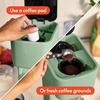 bella Single Serve Coffee Maker, K Cup & Coffee Ground Compatible, Blossom(Seaglass)