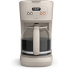 bella 12-Cup Programmable Coffee Maker with No-Drip Glass Carafe, Blossom(Oatmilk)