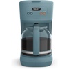 bella 12-Cup Programmable Coffee Maker with No-Drip Glass Carafe, Blossom(Surf)