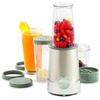 image:imagebella Rocket Blender 6Piece Set with Stacking Cups PlumStainless Steel