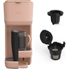 bella Single Serve Coffee Maker, K Cup & Coffee Ground Compatible, Blossom(Blossom)