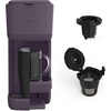 bella Single Serve Coffee Maker, K Cup & Coffee Ground Compatible, Blossom(Plum)