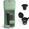 bella Single Serve Coffee Maker, K Cup & Coffee Ground Compatible, Blossom(Seaglass)