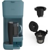bella Single Serve Coffee Maker, K Cup & Coffee Ground Compatible, Blossom(Surf)