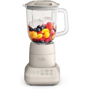 bella Fits-anywhere™ Flip & Store Blender, 48 oz, 520W,10-speed, Plum(Oatmilk)