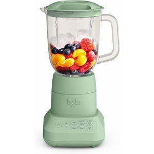 bella Fits-anywhere™ Flip & Store Blender, 48 oz, 520W,10-speed, Plum(Seaglass)